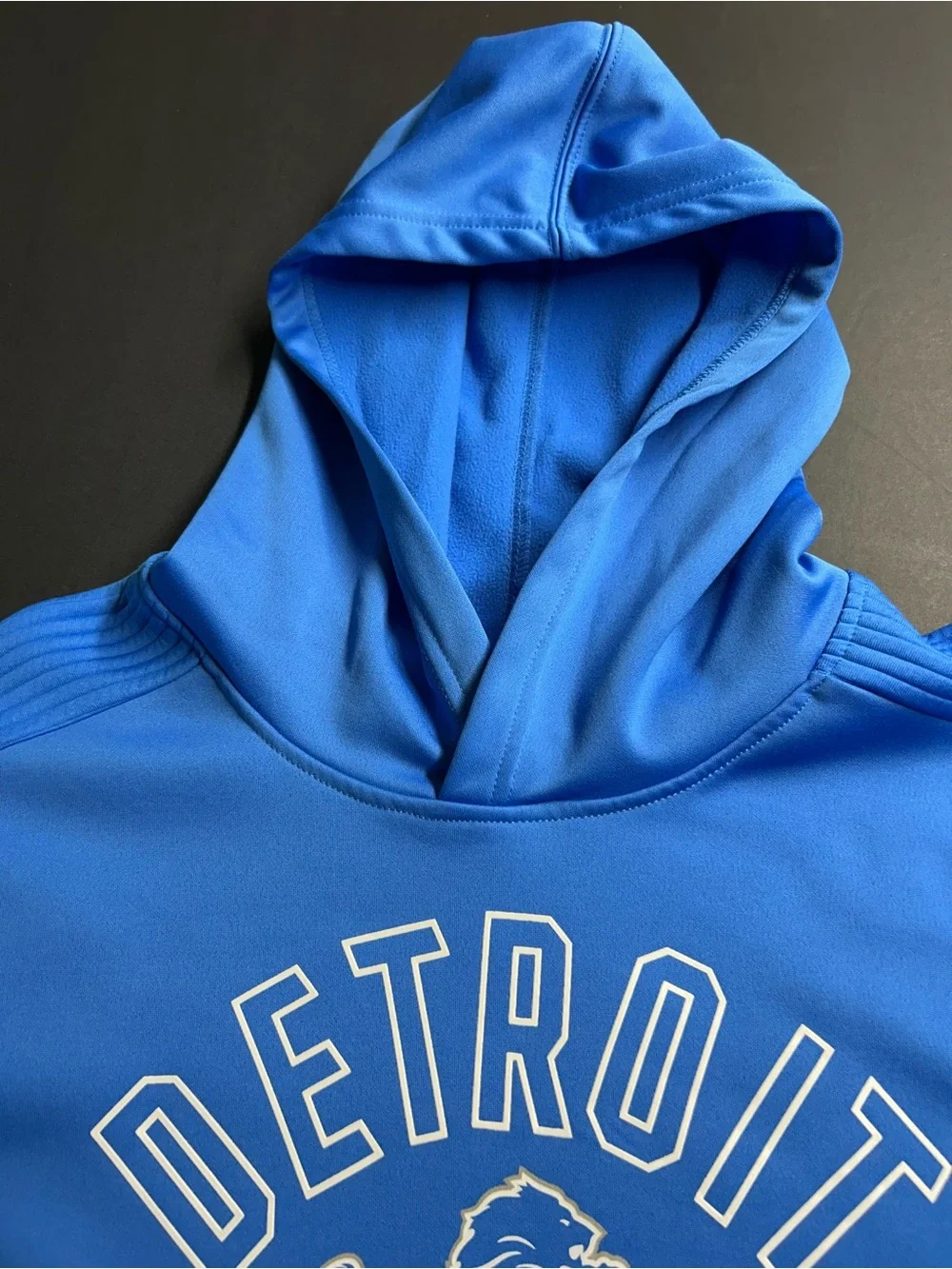 NFL Royal Blue Detroit Lions Pullover Hoodie, Size XXL, Mens